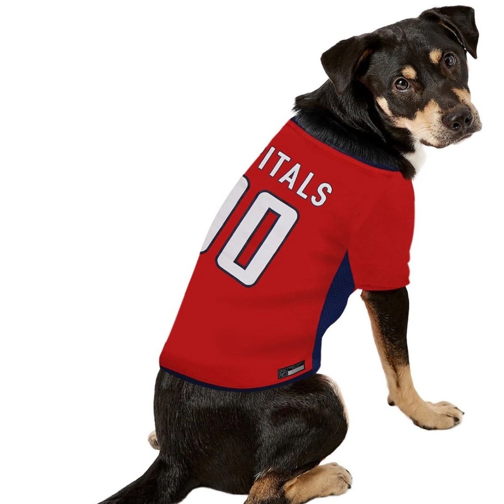Pets First NHL Washington Capitals Dog Jersey